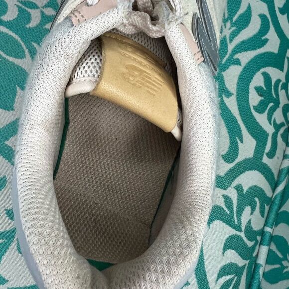 New Balance 574 Peach, Gray, Tan Neutral Sneakers Size 7.5 - Picture 3 of 12